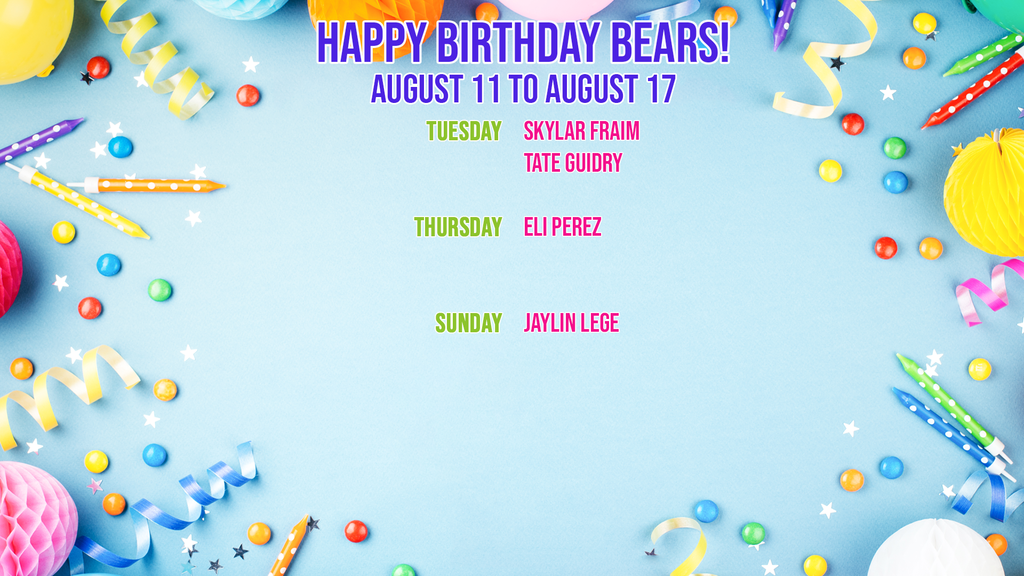 Birthdays