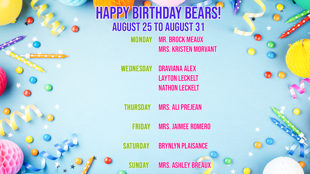Birthdays