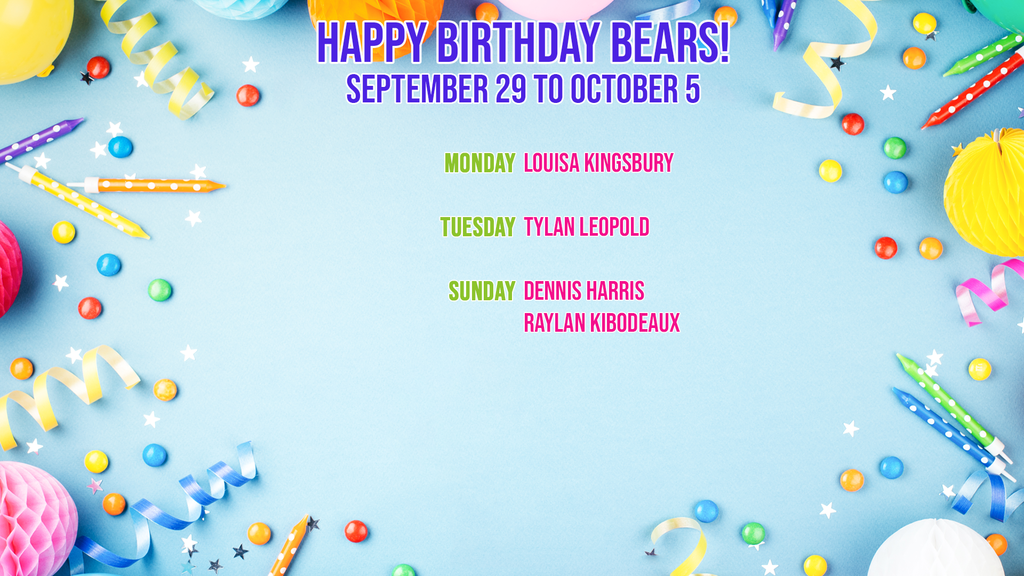 Birthdays