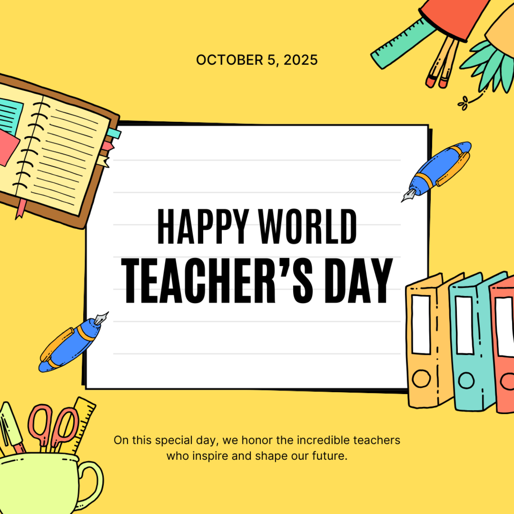 Happy World Teacher's Day 
