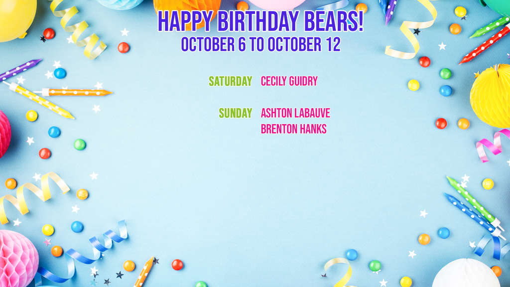 Birthdays
