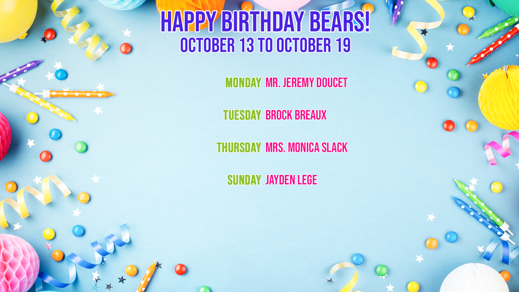 Birthdays