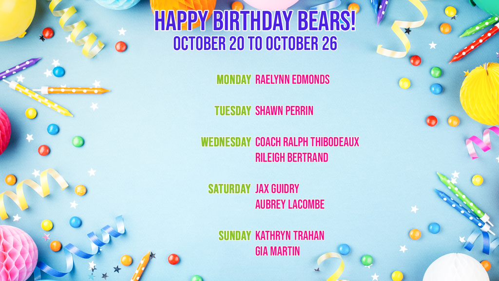 Birthdays
