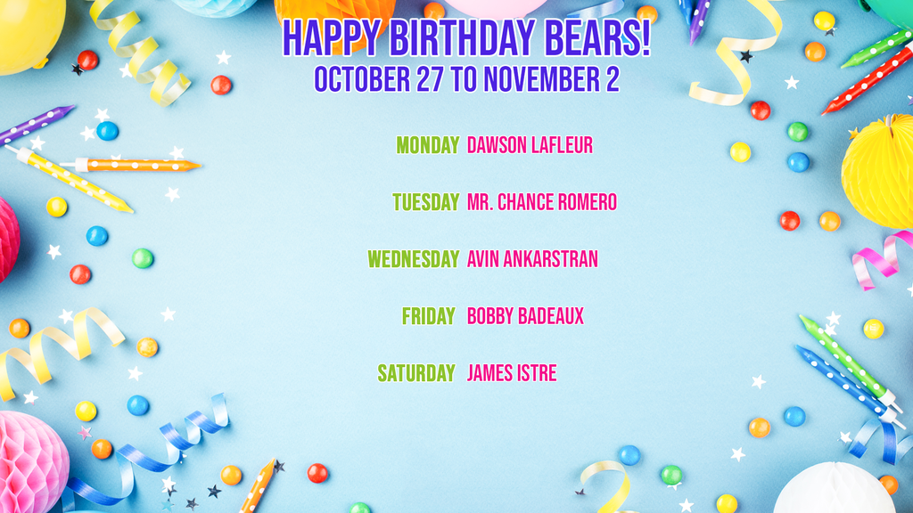 Birthdays