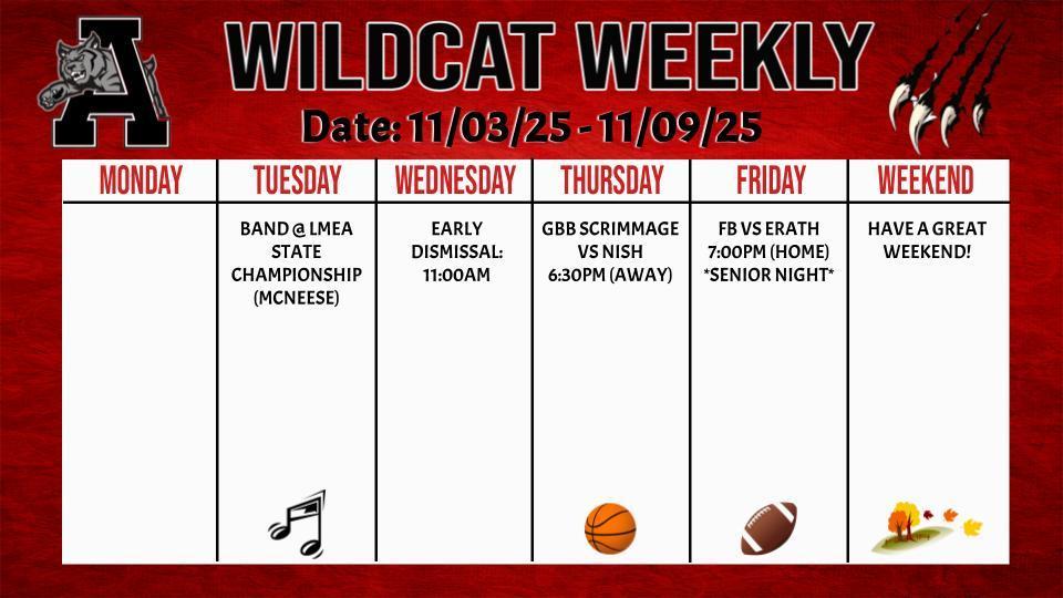 Wildcat Weekly 11/3/25