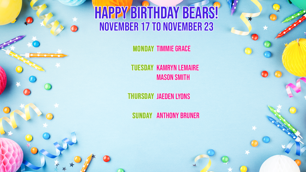 Birthdays
