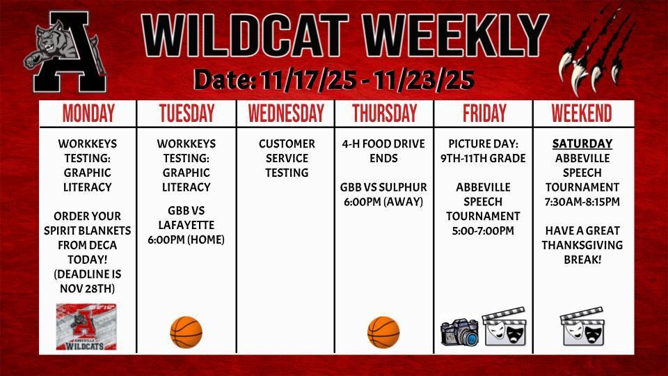 Wildcat Weekly 11/17/25