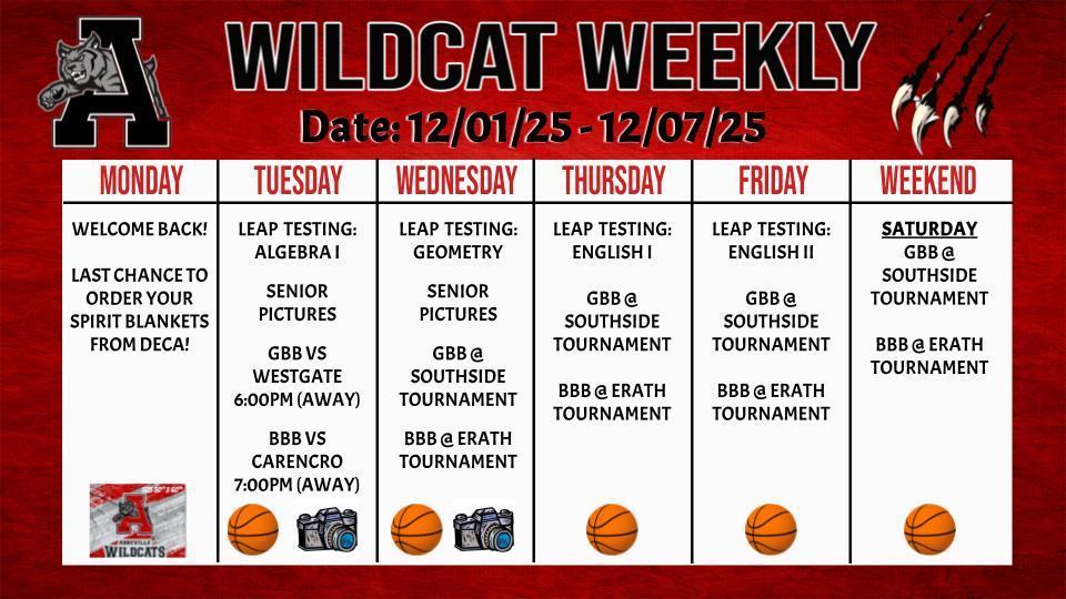 Wildcat Weekly 12/1/25