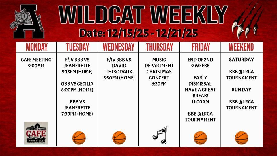 Wildcat Weekly 12/15/25