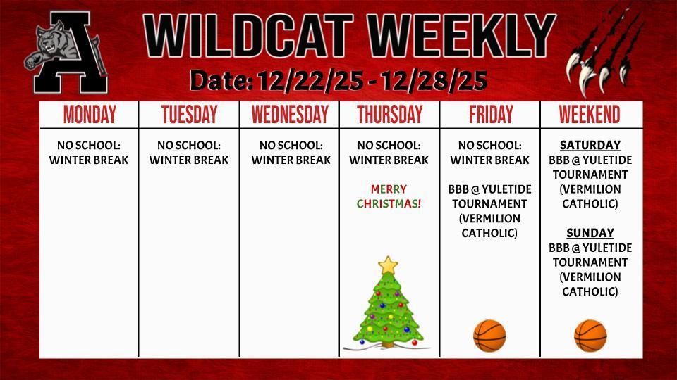 Wildcat Weekly 12/22/25