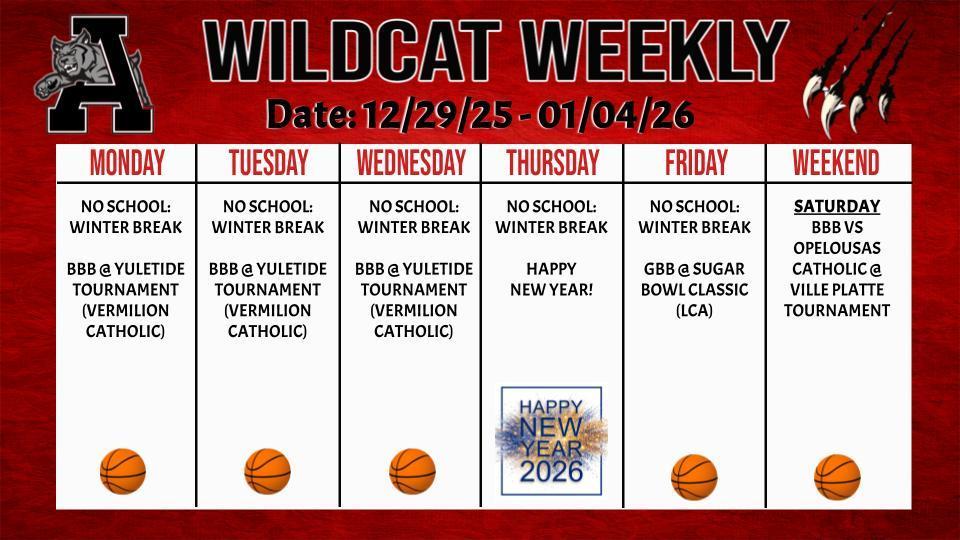 Wildcat Weekly 12/29/25