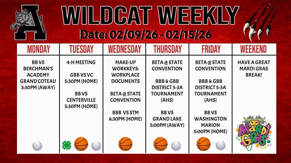 Wildcat Weekly 2/9/26