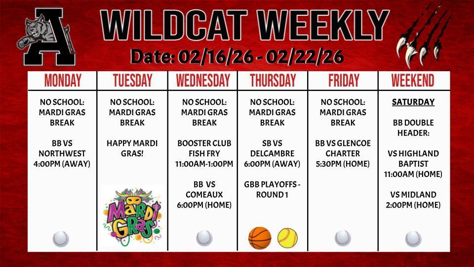 Wildcat Weekly 2/16/26