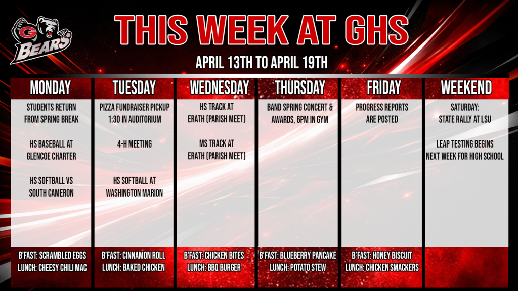 this week at ghs
