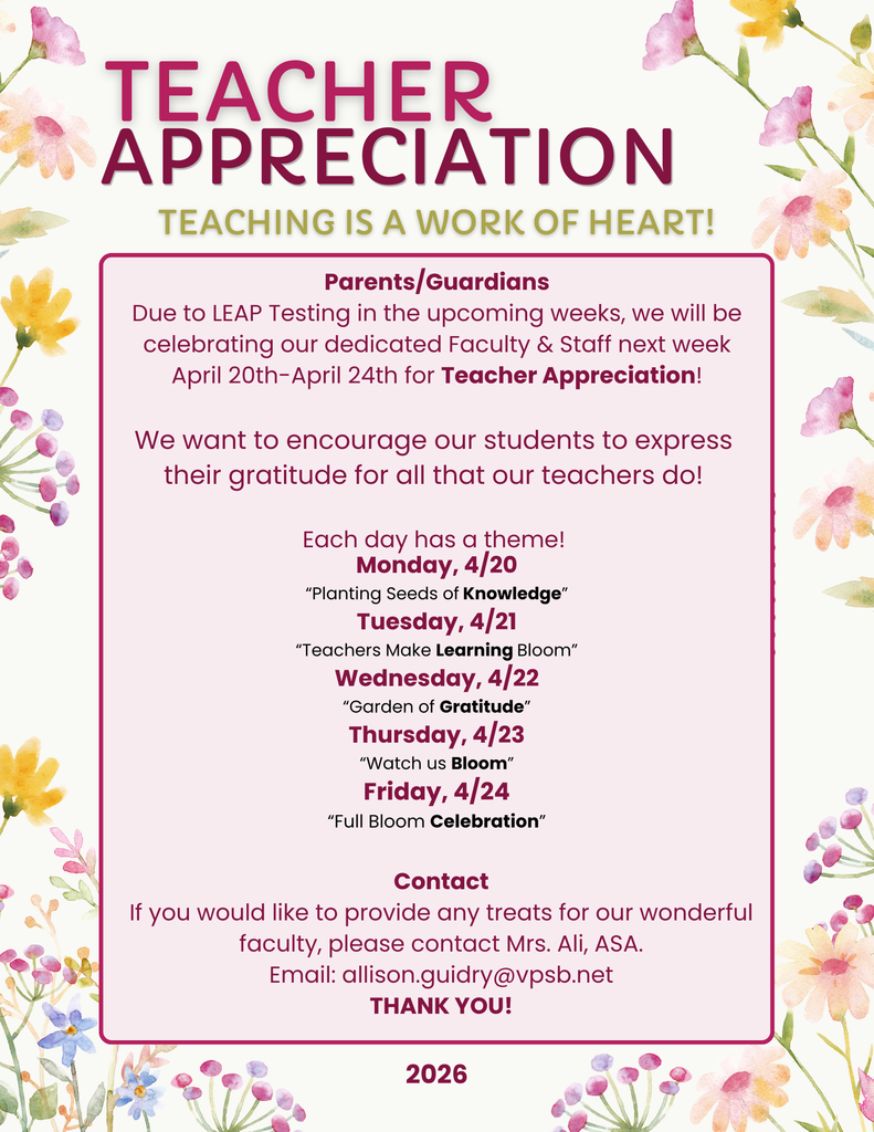 Teacher Appreciation Week