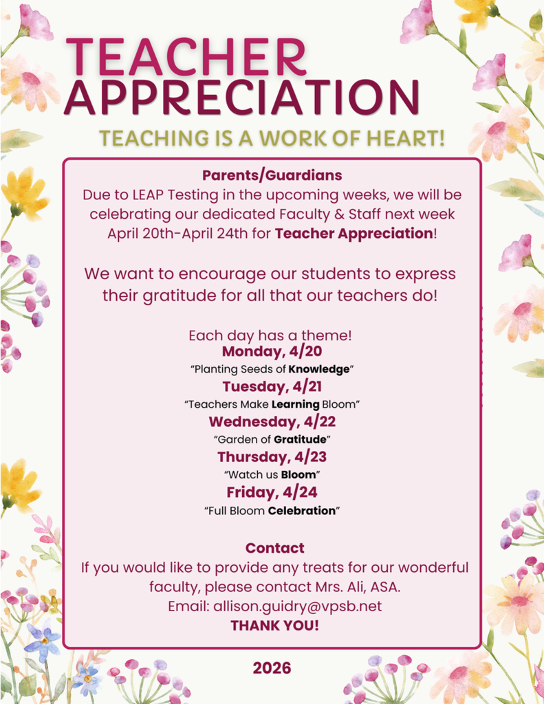 Teacher Appreciation Week