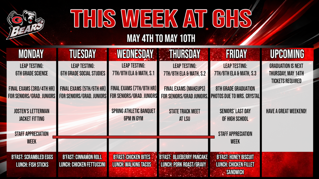 this week at ghs