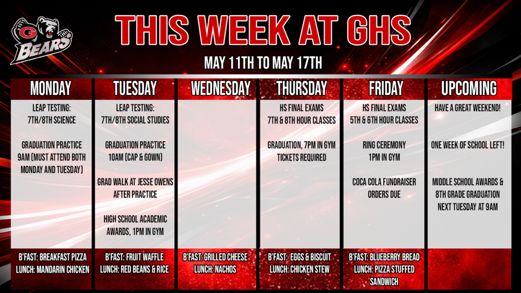 this week at ghs