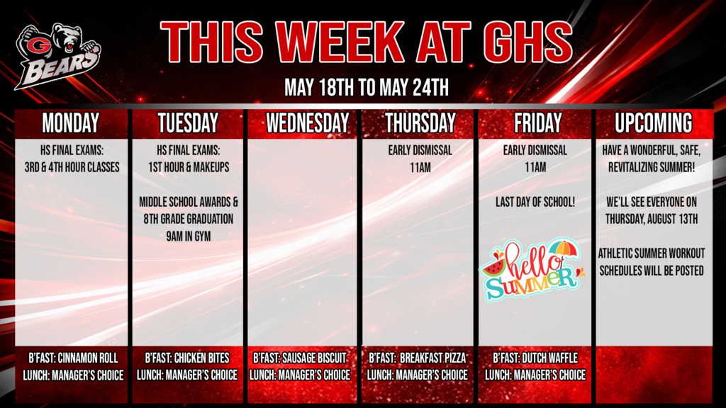 this week at ghs