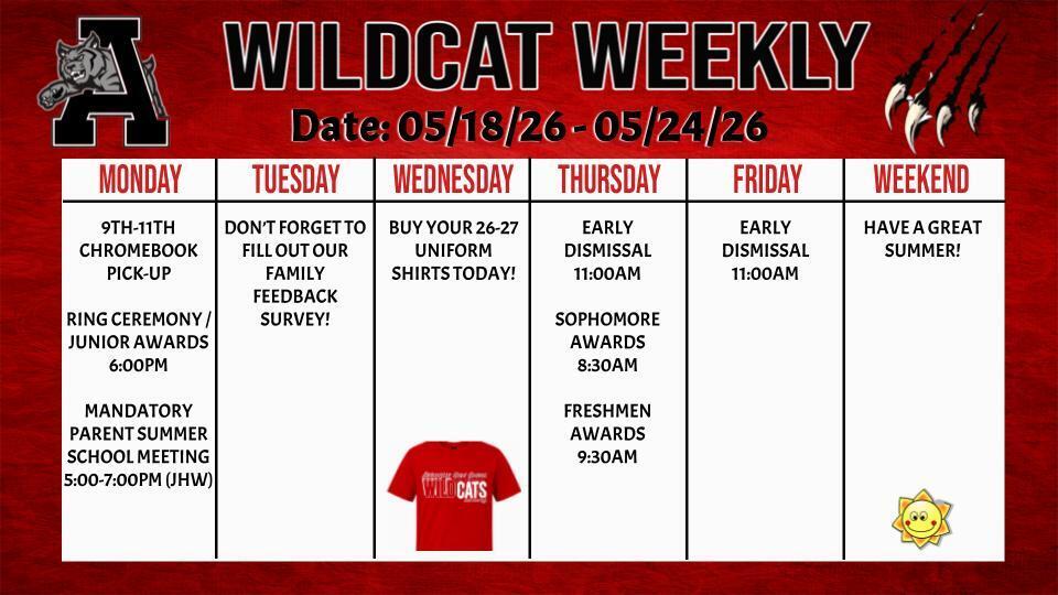 Wildcat Weekly 5/18/26