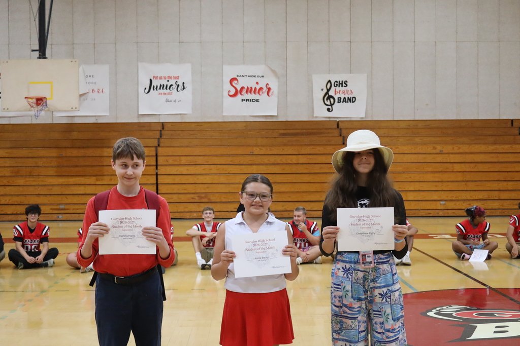 Junior High Students of the Month
