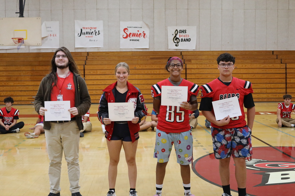 High School Students of the Month