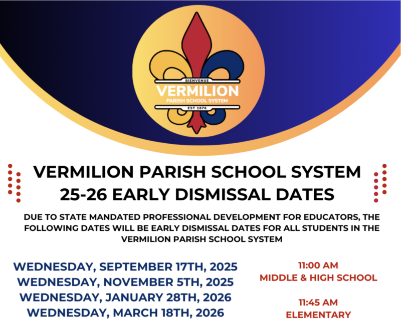 Early Dismissal September  17, 2025