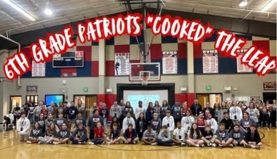 6th Graders who Cooked the LEAP