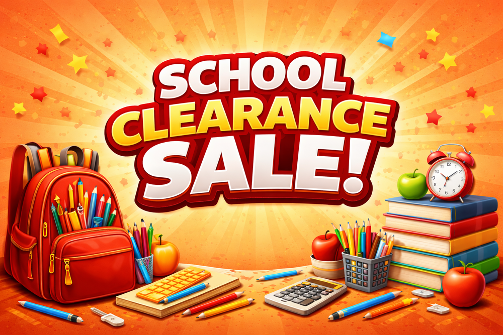School Clearance Sale!