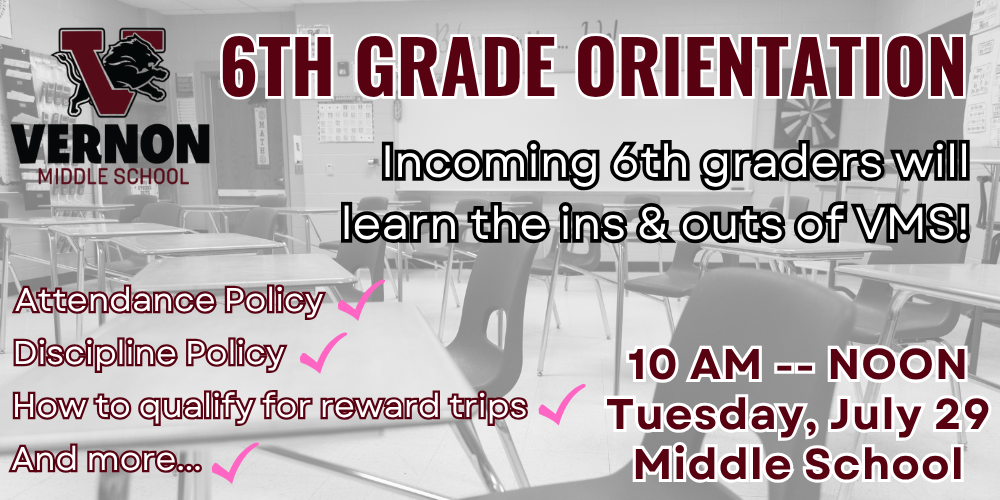 6th grade orientation
