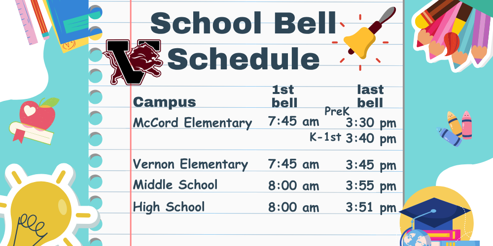 school bell times