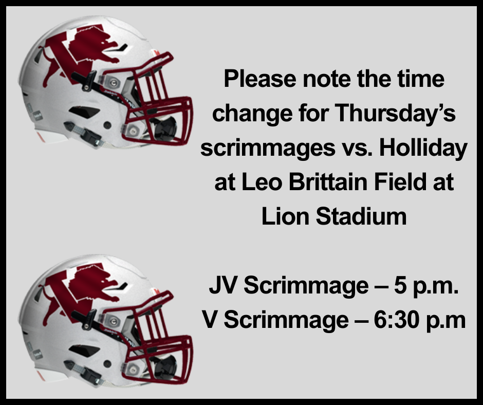 scrimmage time change