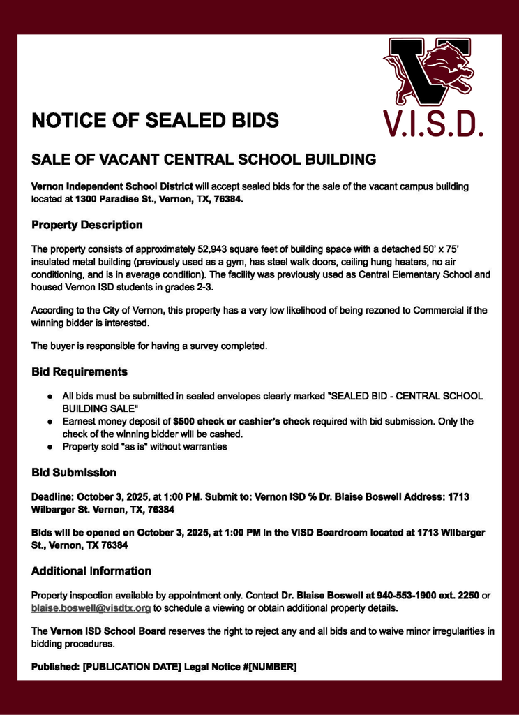 central sealed bid
