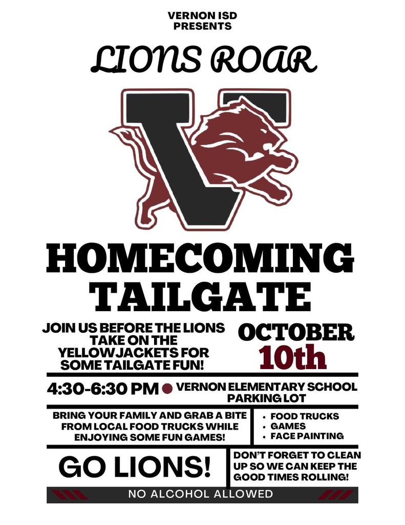 Lions roar tailgate 2025