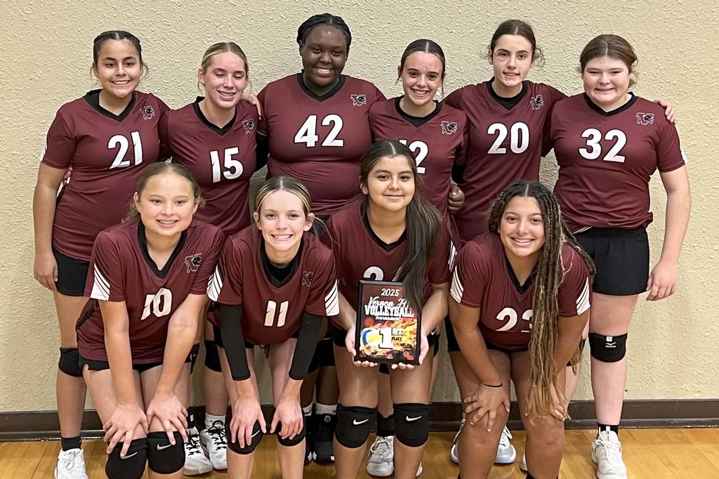 8th grade vb tourney 1st place