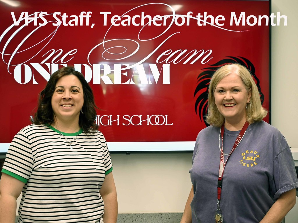 vhs staff, teacher of month for sept