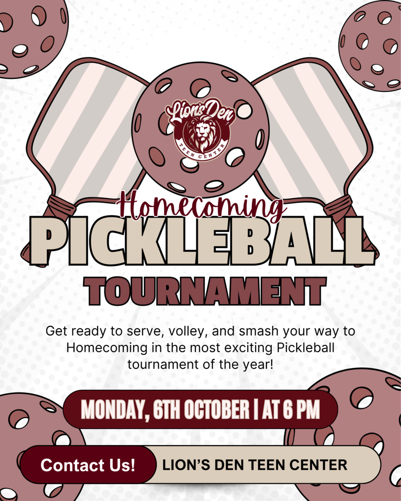 pickleball event lion's den