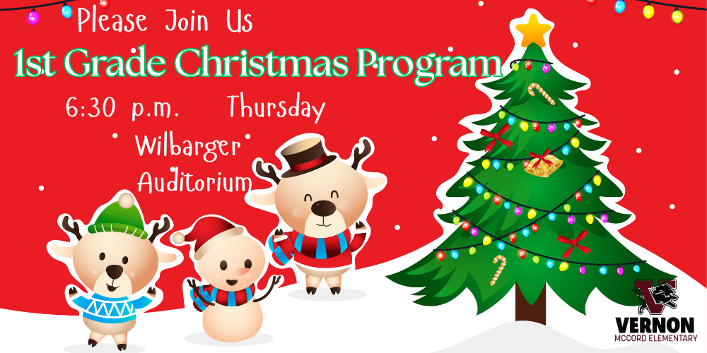 1st grade christmas program 2025