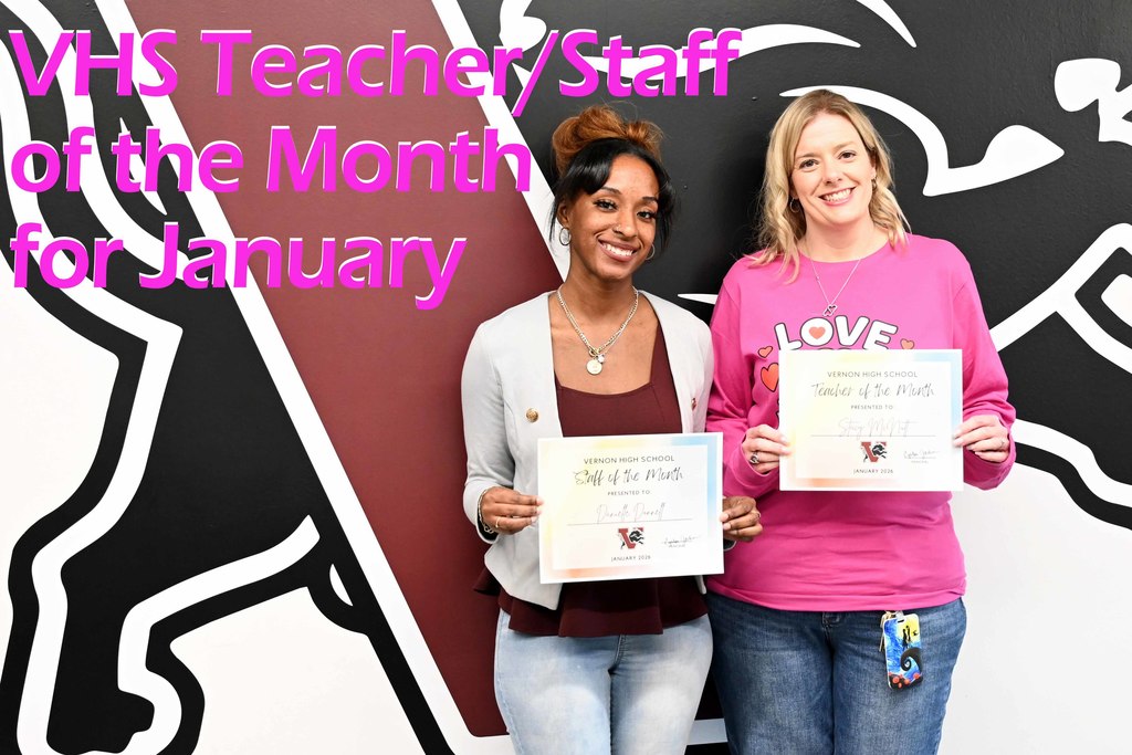 vhs teacher staff for january