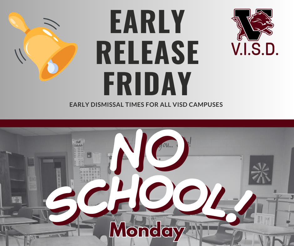 early release friday no school monday
