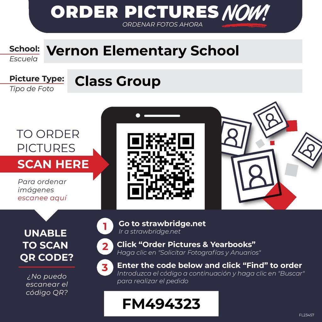ves spring picture day qrcode