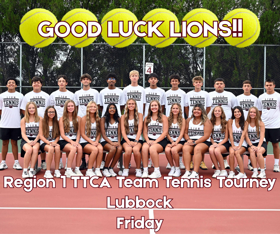 tennis regional good luck