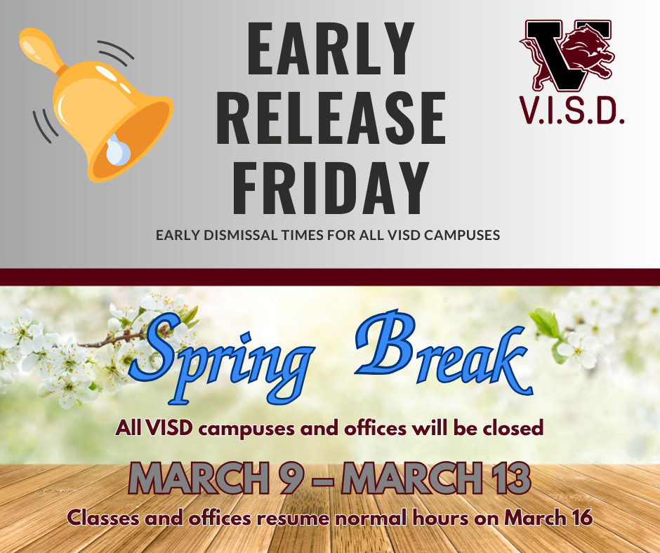 early release/spring break