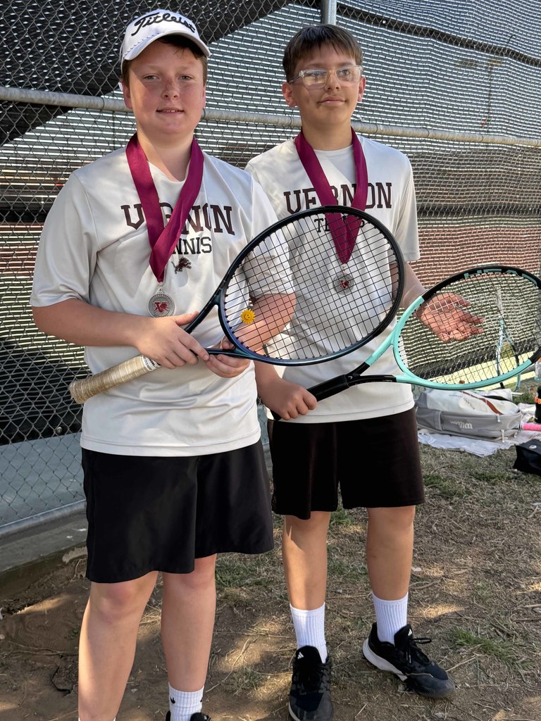 austin and kayson 2nd maroon doubles