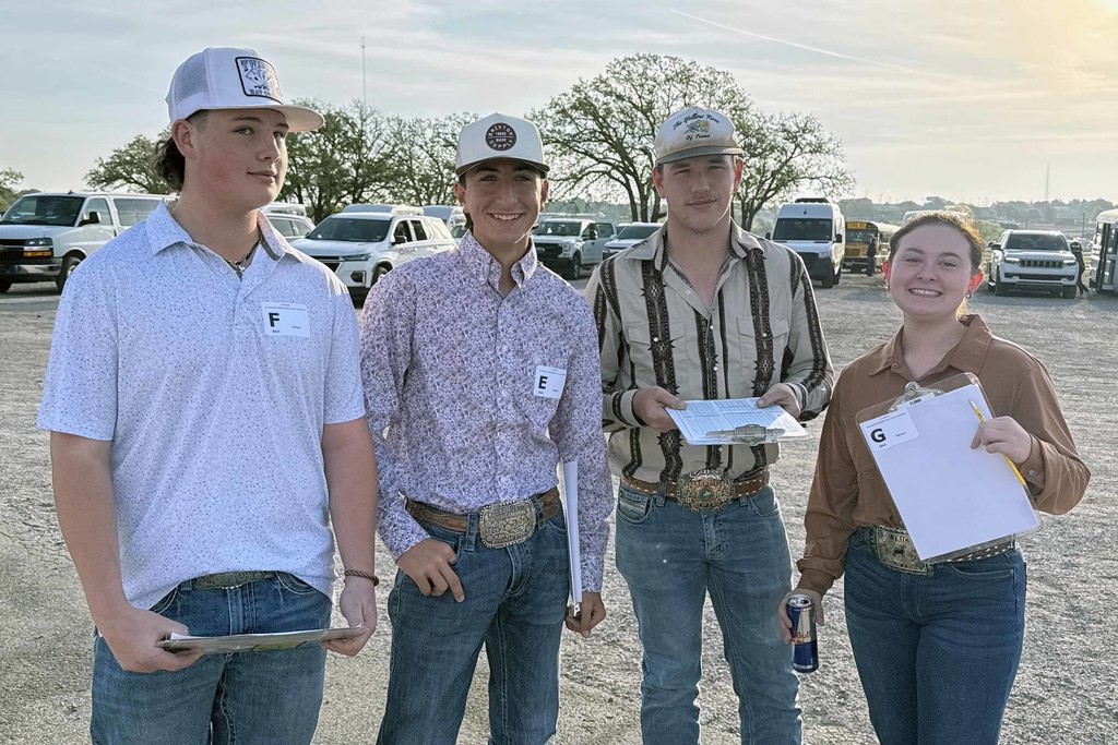 ffa livestock judging weatherford