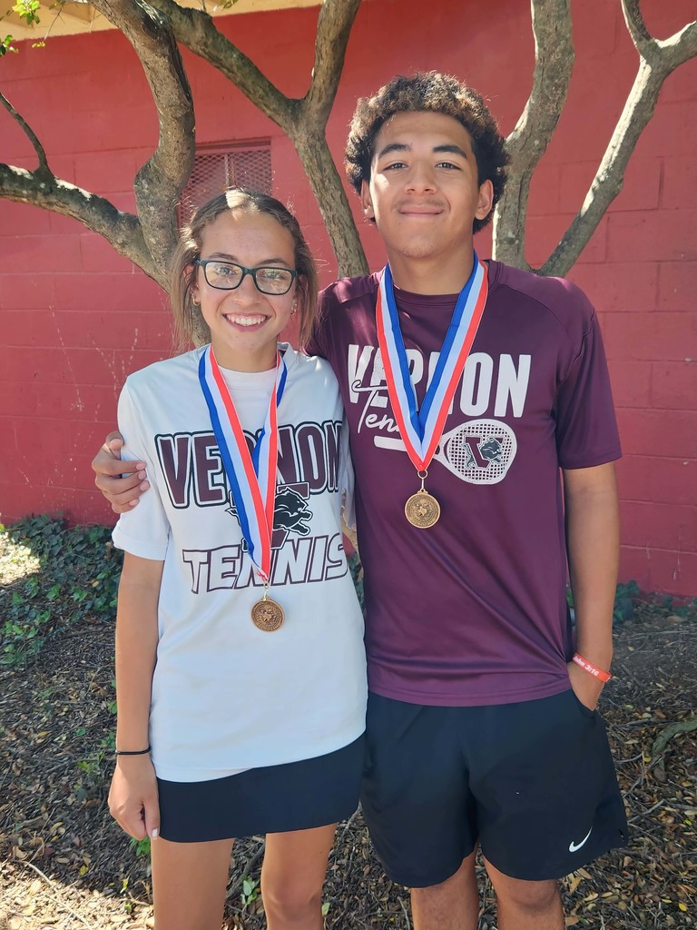 mixed doubles third place district tennis