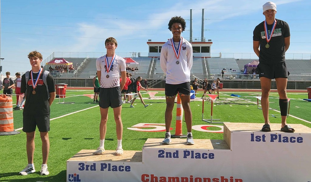 boys long jump silver and bronze