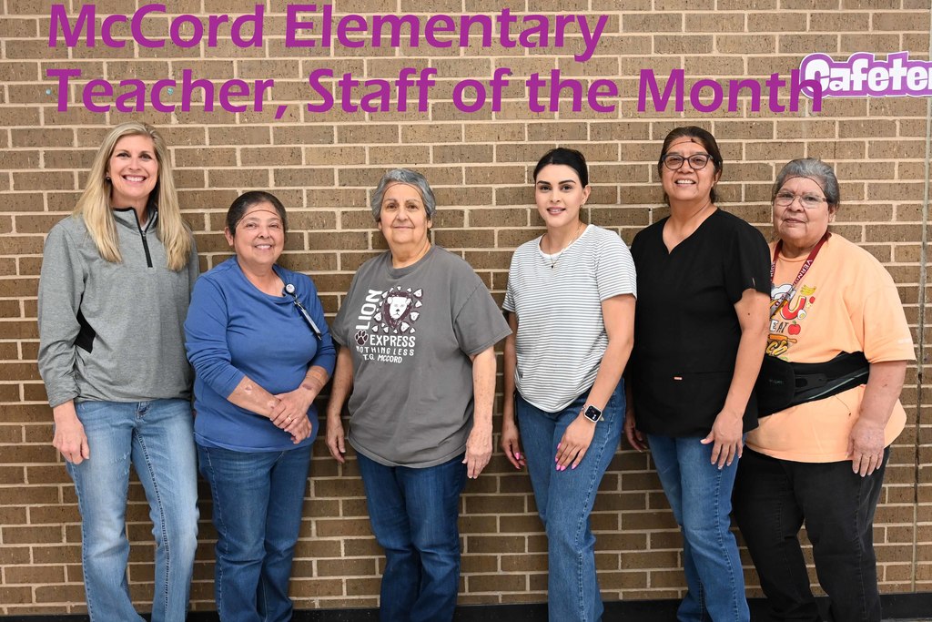 mccord teacher staff for march