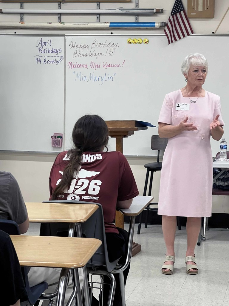 leasure speaking to class