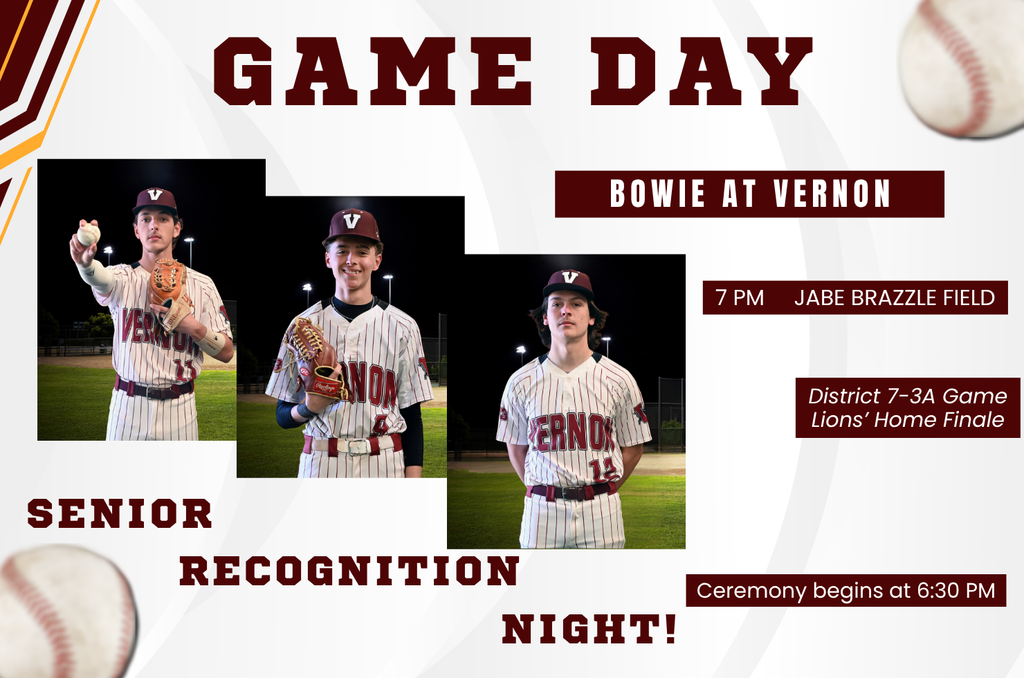 game day baseball seniors vs bowie